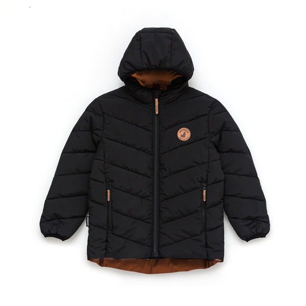 Crywolf Eco Puffer Jacket In black