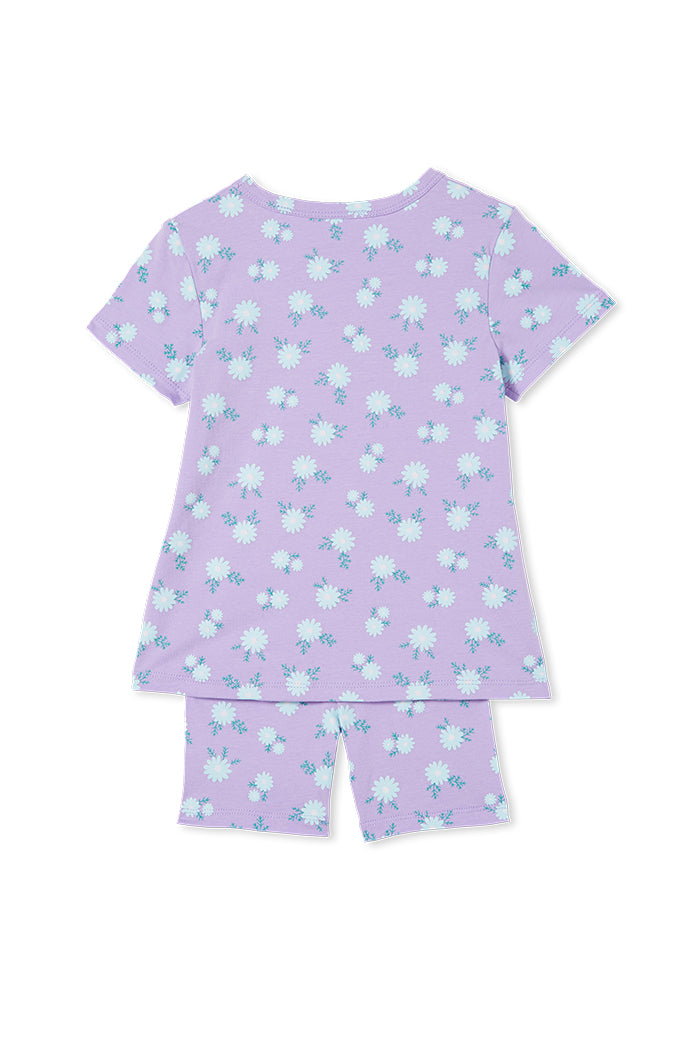 Milky Daisy pj’s lavender in purple