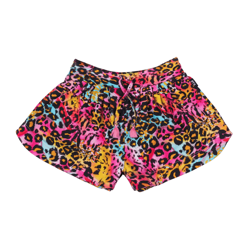 Rock Your Baby Miami leopard shorts in multicolour