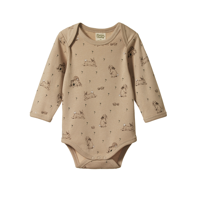 Nature Baby Forest friends print bodysuit