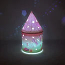 Pink Poppy Rainbow Butterfly Ballet Colour Change Glitter Night light