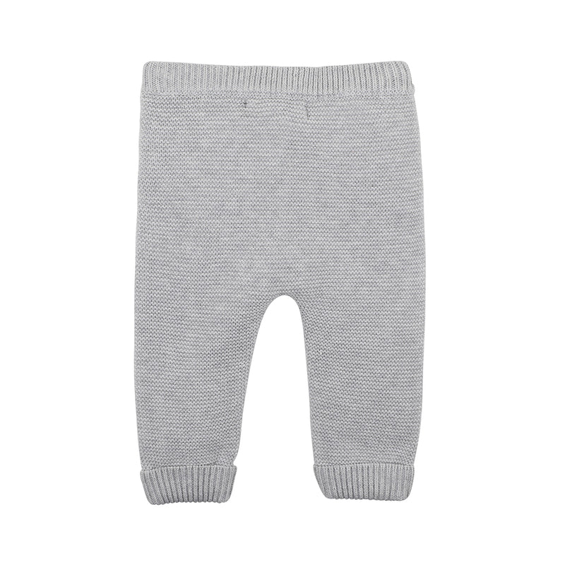 Bebe Llama knit pants grey marle in grey