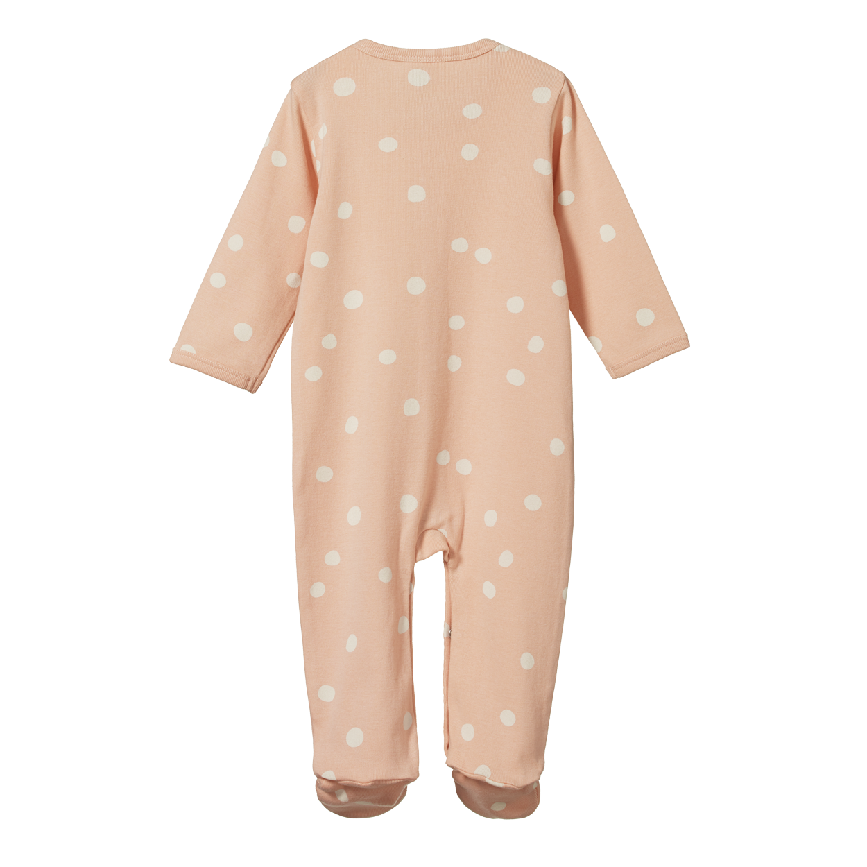Nature Baby Cotton Stretch and grow onesie speckle blossom print