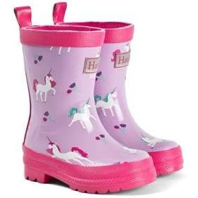 Hatley Playful Unicorns Gumboots in Lilac