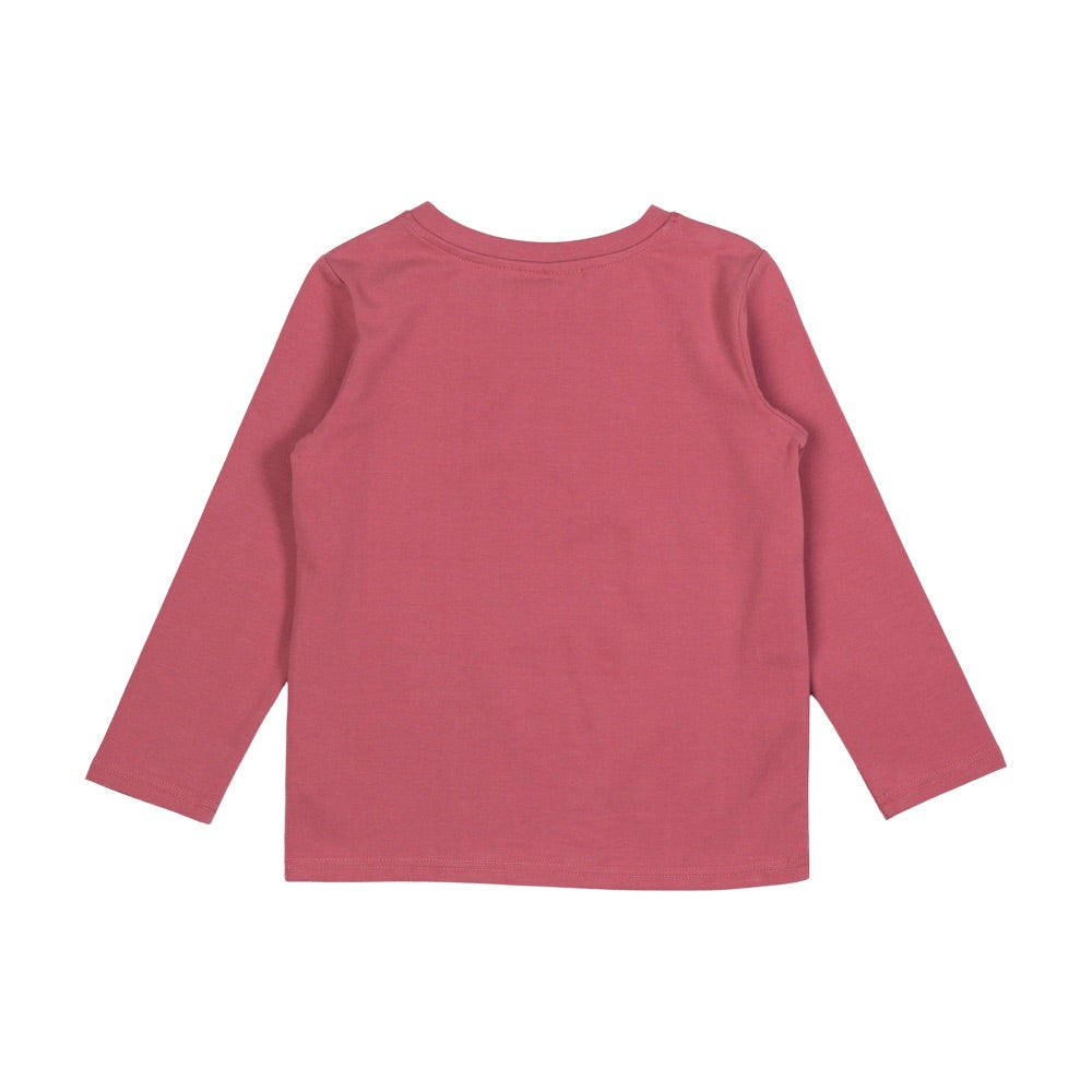 Rock your baby peace dawg long sleeve Tee salmon in red