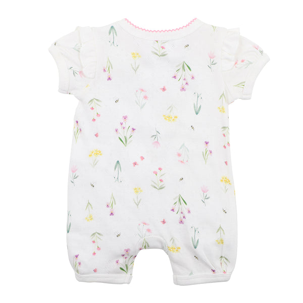 Bebe Hana ss zip romper in hana print