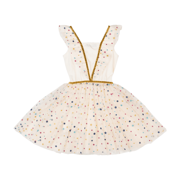 Rock Your Baby  angel dress in cream