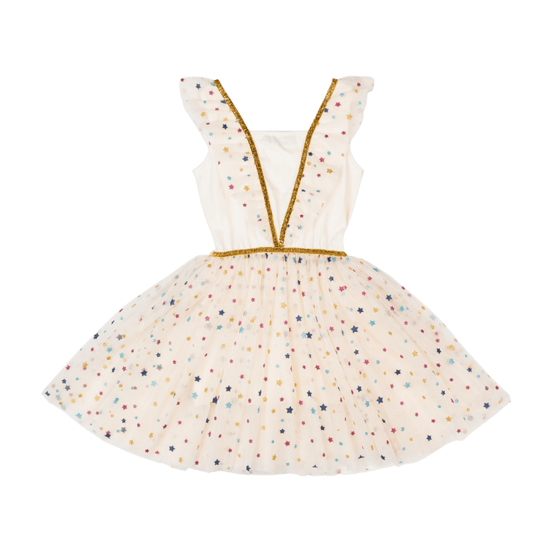 Rock Your Baby  angel dress in cream