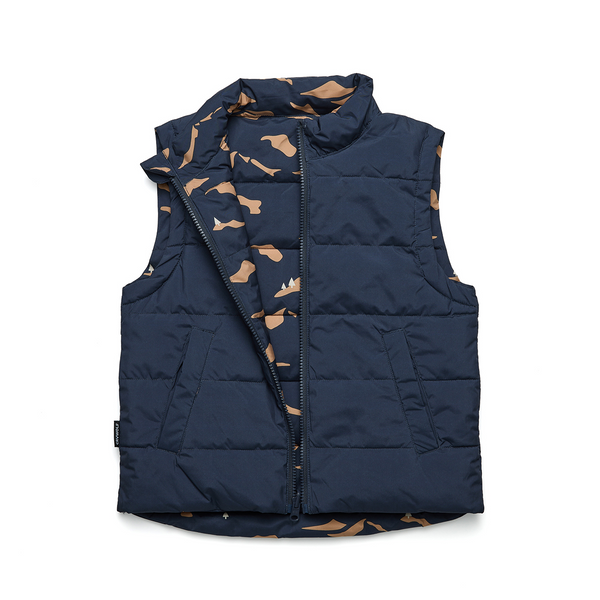 Crywolf Reversible Vest Great Outdoors in Multi