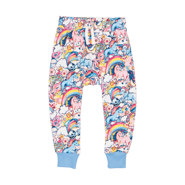 Rock Your Baby Unicorn Spectrum Track Pants in multicolour