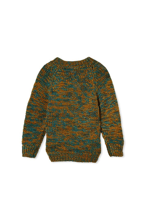 Milky Fleck Knit Jumper Fleck Knit in green