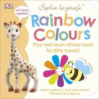 Sophie the giraffe rainbow colours sticker book