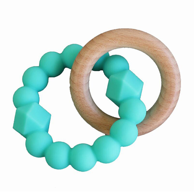 Jellystone moon teether mint in green
