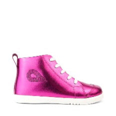Bobux I-Walk Alley-Oop boots Raspberry in pink