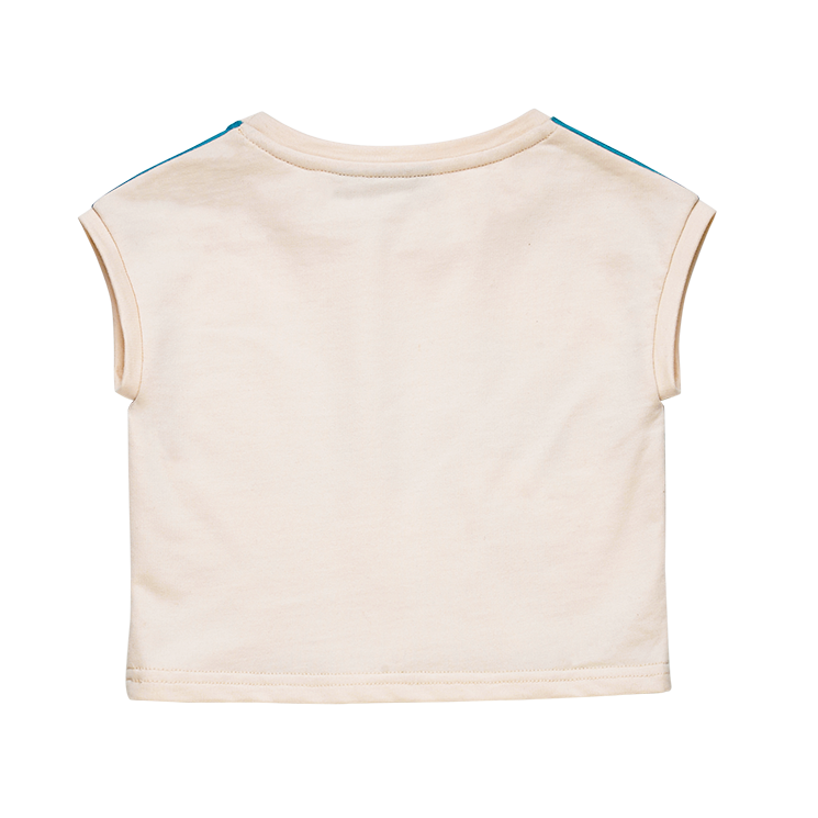 Rock Your Baby Dearest Midriff t-shirt in cream