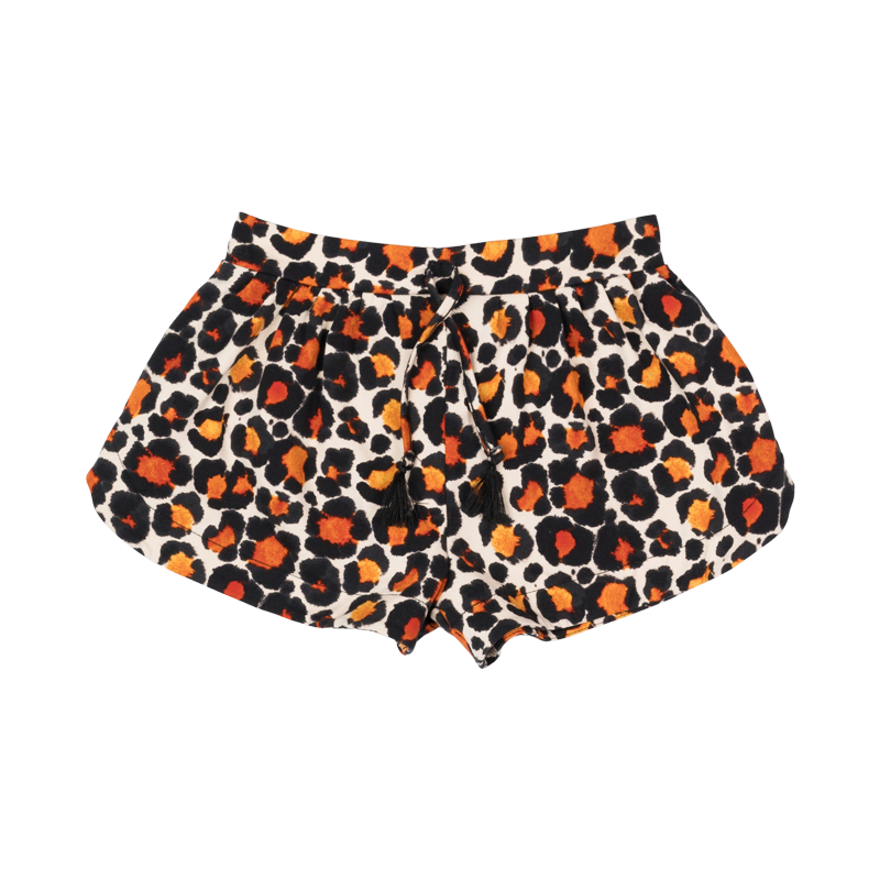 Rock your baby leopard shorts in multi colour