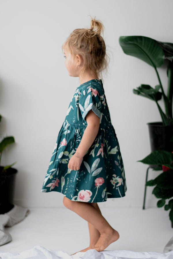 Burrow and be mila dress green leavings