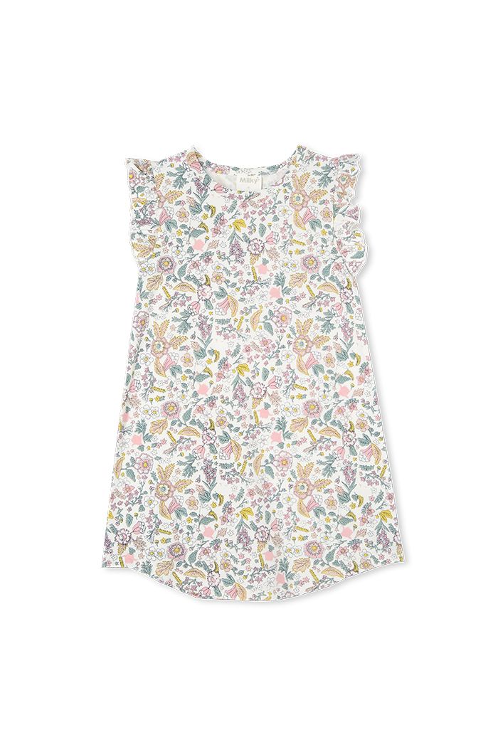 Milky antique floral nightie