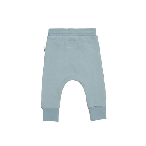 Huxbaby Furry Huxbear knee drop crotch pant teal in green