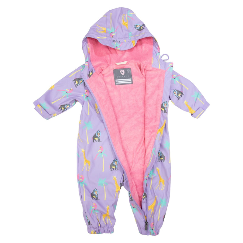 Korango Safari Rain Suit in Lilac Multi