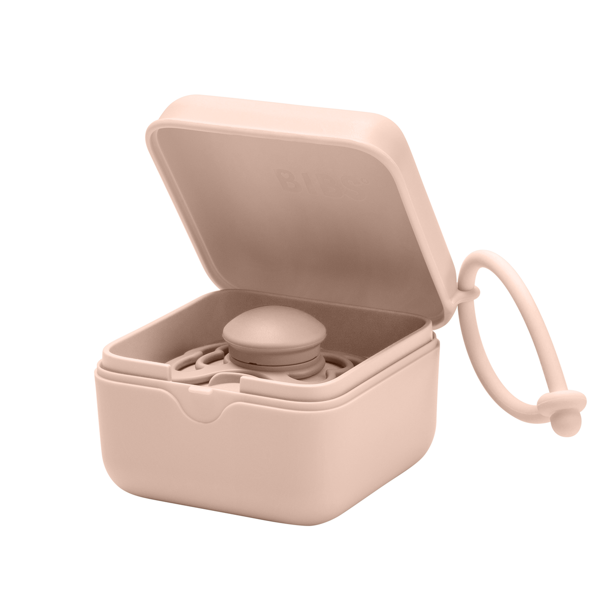 Bibs Pacifier Box Blush in Pink