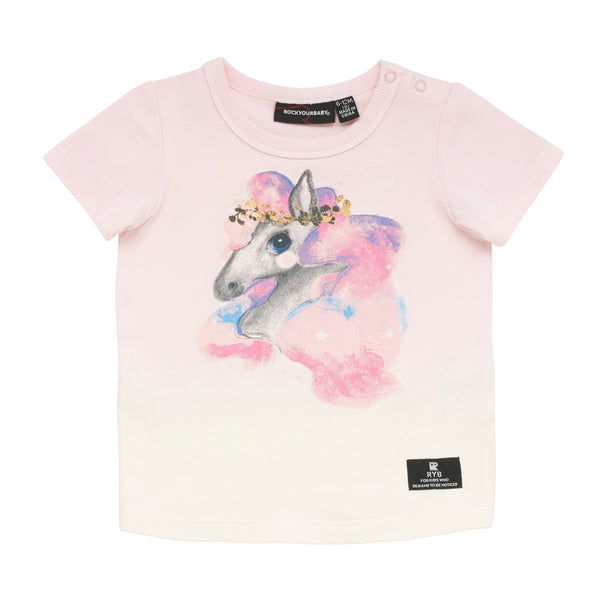 rainbow-brumby--baby-tee-in-cream