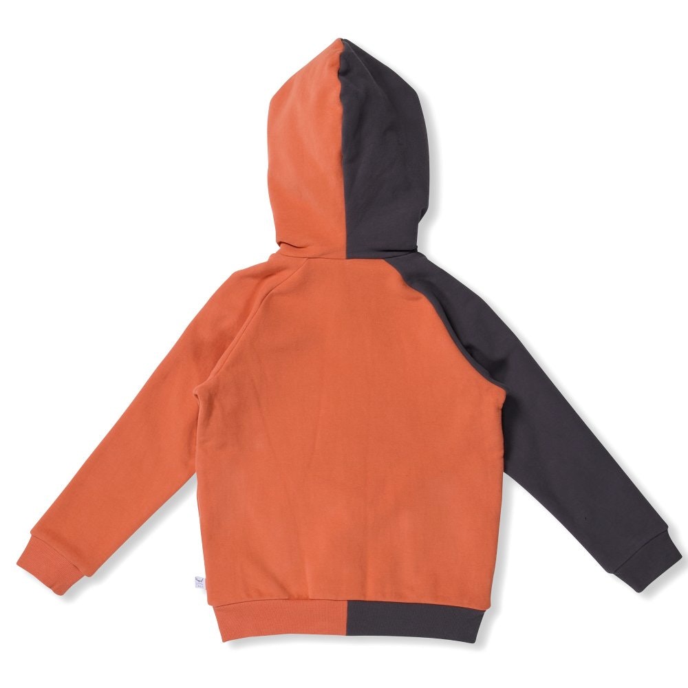 Littlehorn Duo Zip Through - Asphalt/Orange