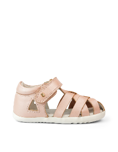 Bobux Step Up tropicana II seashell shimmer in pink