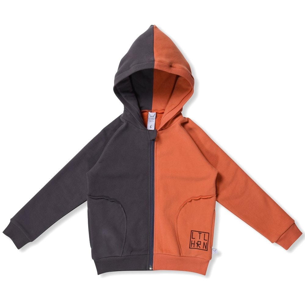 littlehorn-duo-zip-through---asphalt-orange---in-orange