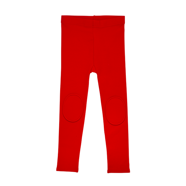a flat picture of the front of the rock your baby red cotton winter tights 