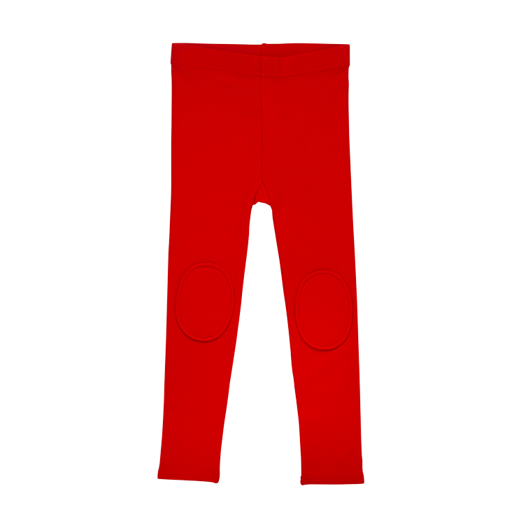 a flat picture of the front of the rock your baby red cotton winter tights 