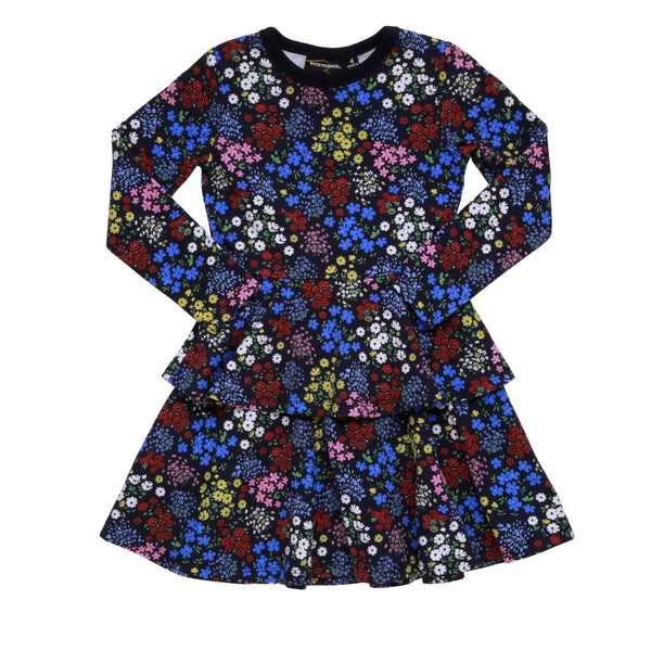 millie-fiori-waisted-dress-in-multi colour print