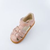 Bobux I-Walk cross jump sandal dusk pearl + rose gold in pink & gold