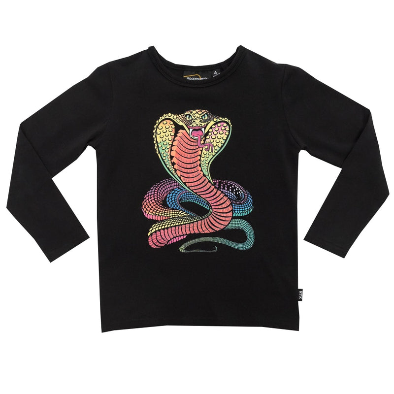back-lit-cobra-long-sleeve-t-shirt-in-multi colour print