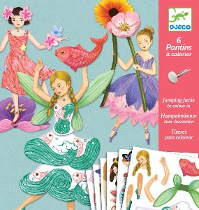 Djeco Fairies Paper Puppets