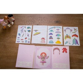 Djeco Miss Lilyruby Tinyly Removable Stickers Set