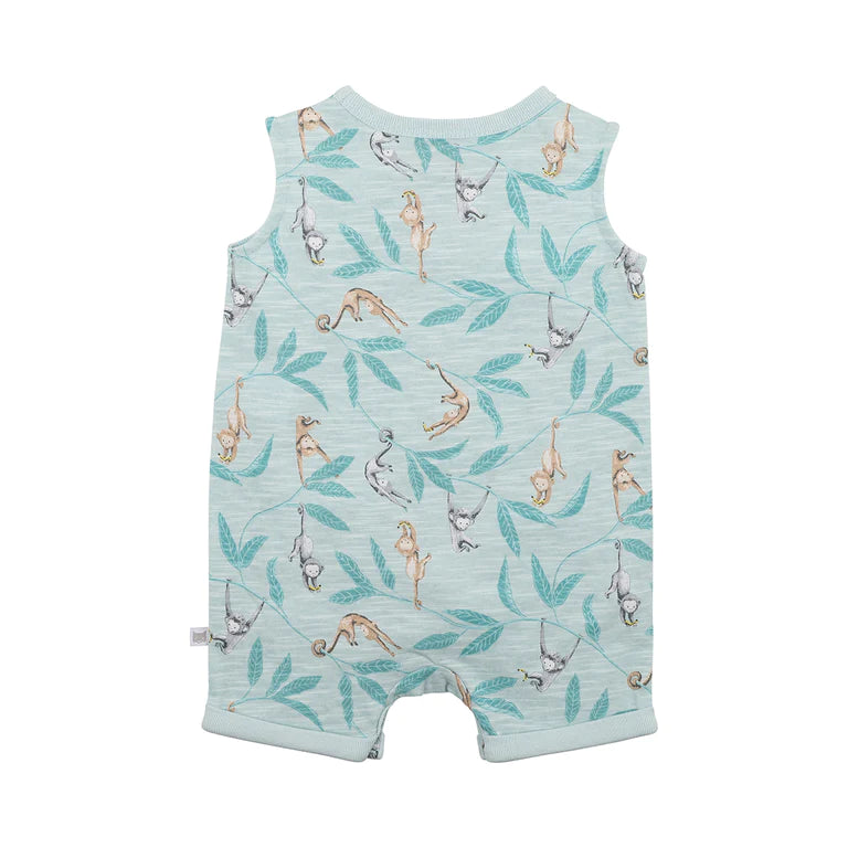 Fox & Finch Monkey print romper