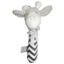 ES Kids Giraffe Stick Squeaker in Grey