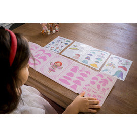Djeco Miss Lilyruby Tinyly Removable Stickers Set