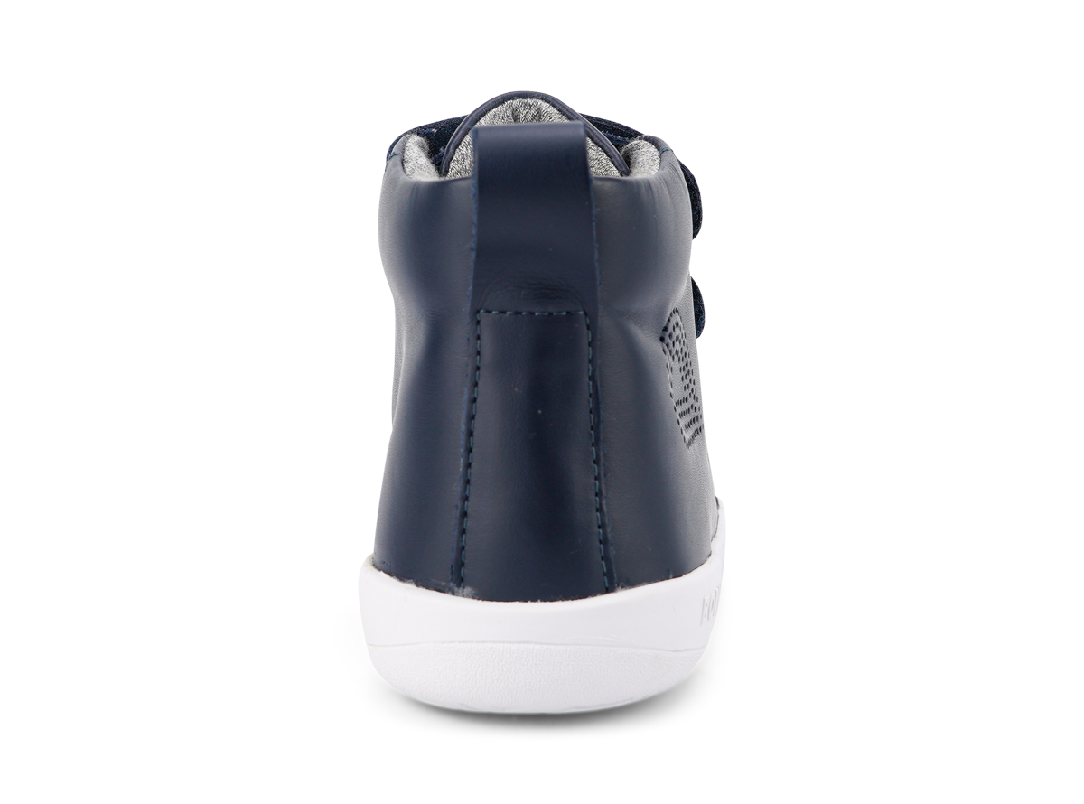 Bobux Kid+ Hi Court Boots Navy in Blue