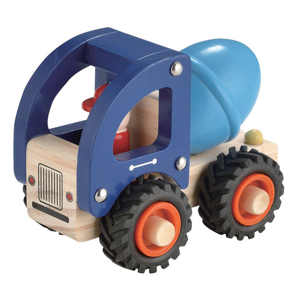 ToysLink wooden vehicle - Concrete Mixer in blue