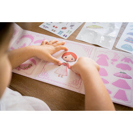Djeco Miss Lilyruby Tinyly Removable Stickers Set