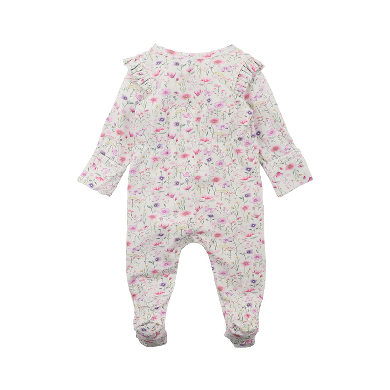 Bebe lucie zip onesie lucie print in multicolour