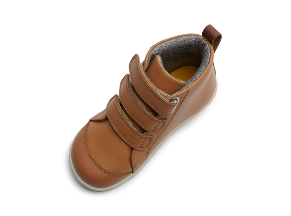 Bobux I-Walk Hi Court Boots caramel in brown