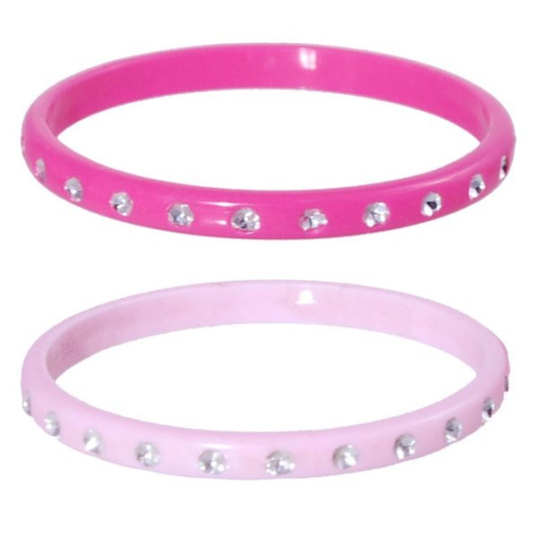 Pink Poppy Diamanté Bangle (assorted)