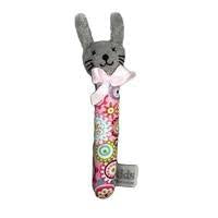 ES Kids Bunny Rattle Small - Pink Floral