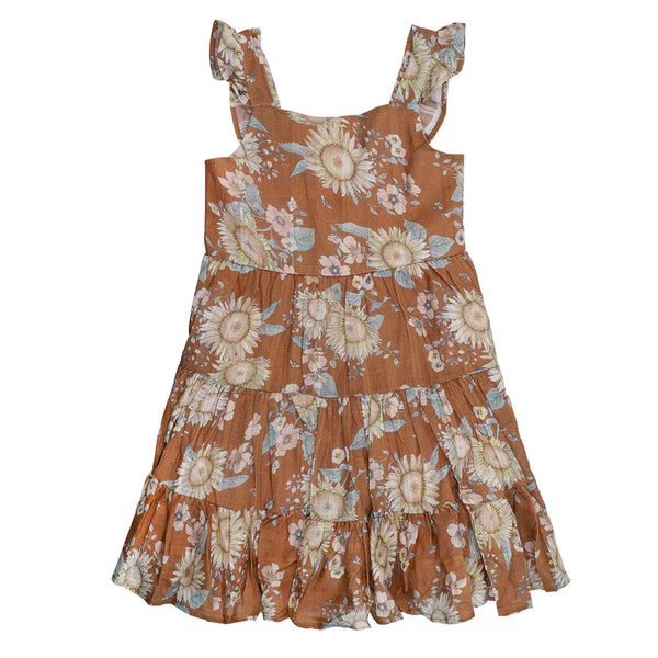 Bebe Maeve floral tiered dress in floral