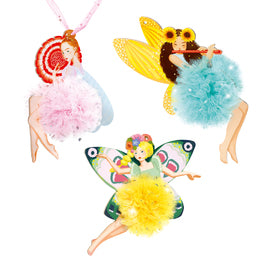 Djeco Fairy Pompoms in Assorted colours