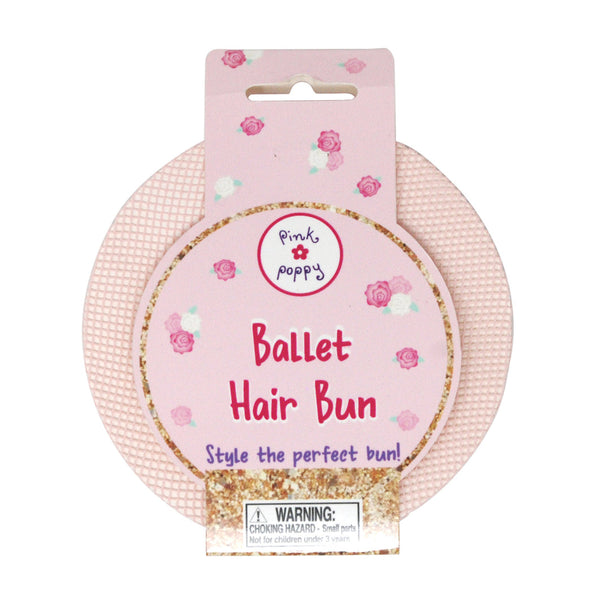 Pink Poppy Ballet Hair Bun