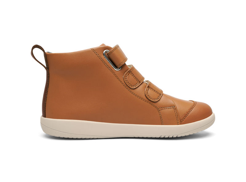 Bobux Kid+ Hi Court Boot Caramel in Brown